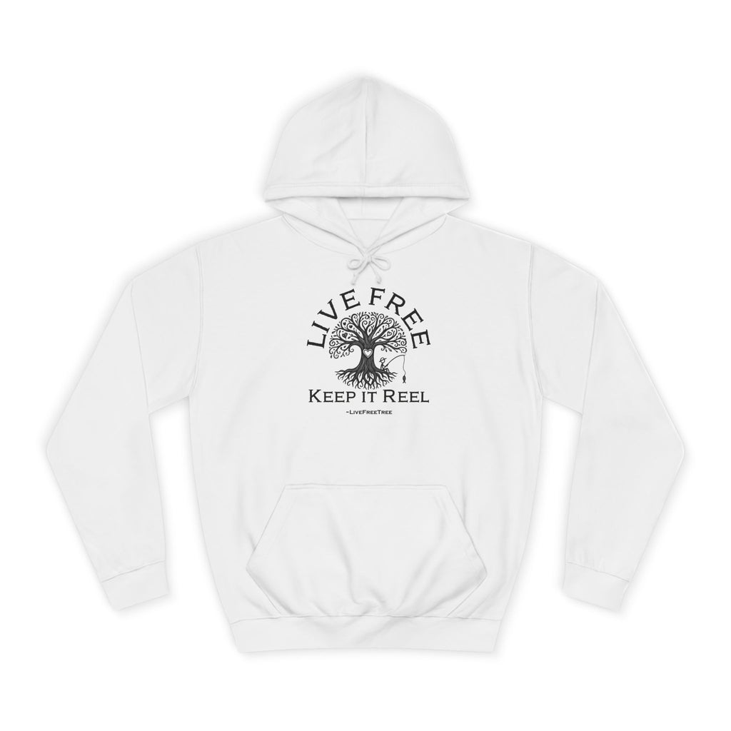 Fishing Hoodie - Live Free Keep it Reel - Unisex